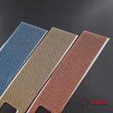 Reflective Carbon Fiber Passenger Dashboard Emblem Trim Overlay for Mustang 2015-2023