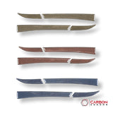 Carbon Fiber Rear View Mirror Trim Overlay For Mustang 2015-2023