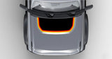 Retro Stripes Hood Overlay (Matte or Gloss) - 2021+ Bronco