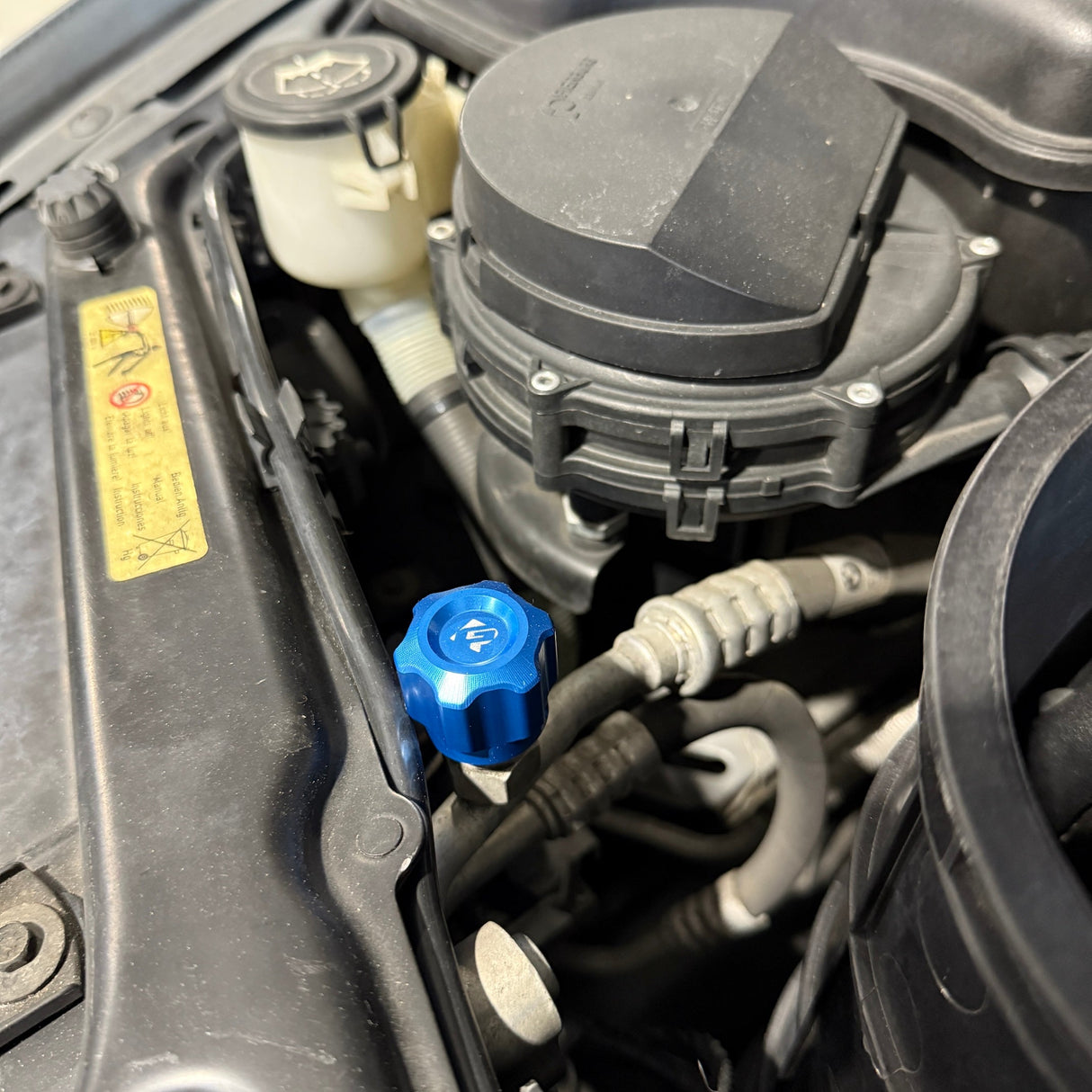 BMW Billet AC Service Port Caps