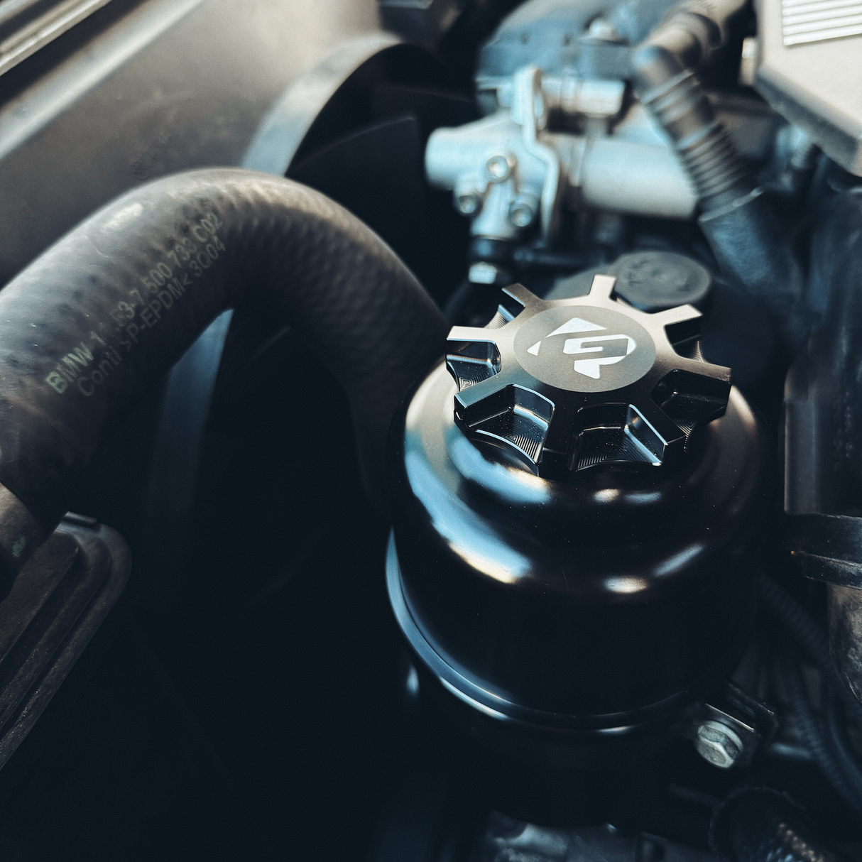 BMW Billet Aluminum Power Steering Reservoir