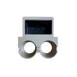 E46 Dual Rear Cupholder