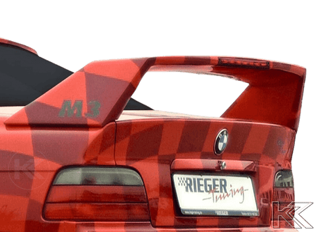 Rieger BMW E36 Coupe GT Wing w/3rd Brake Light - K2 Industries