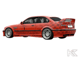 Rieger BMW E36 Coupe GT Wing w/3rd Brake Light - K2 Industries