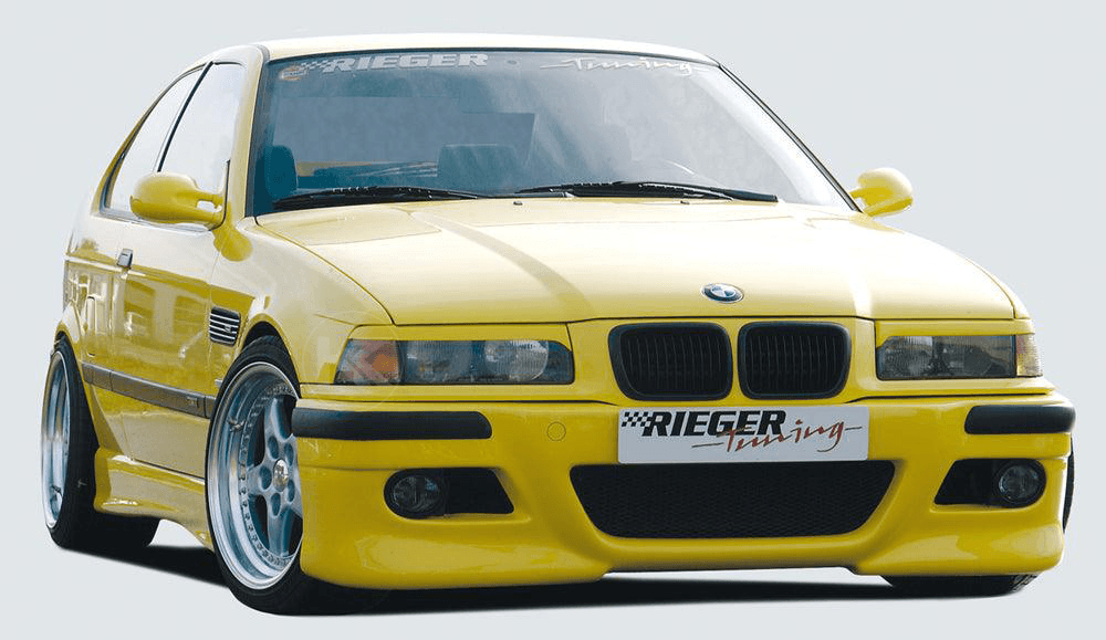 Rieger BMW E36 Front Bumper - E46 Style - K2 Industries