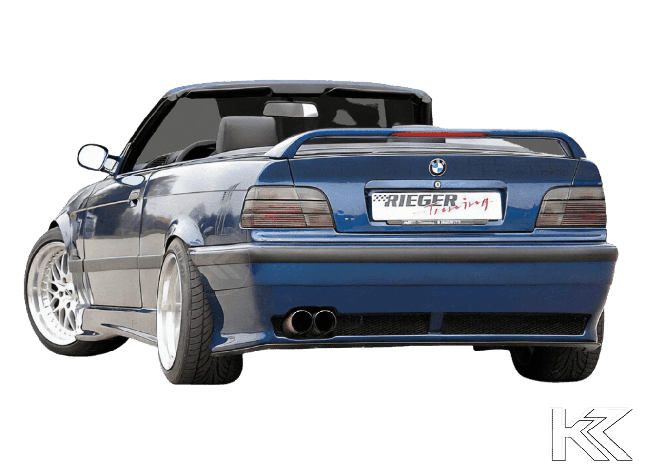 Rieger BMW E36 Vented Rear Bumper - K2 Industries