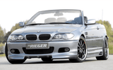 Rieger BMW E46 Front Splitter for Rieger Front Lip 50118 - K2 Industries