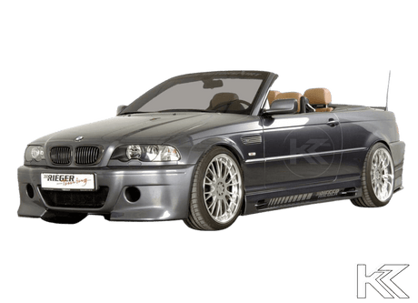 Rieger BMW E46 Pre-Facelift Coupe/Convertible CS-Look Front Bumper - K2 Industries