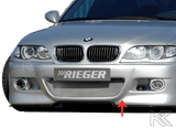 Rieger E46 Facelift Sedan/Touring Front Bumper w/Fog Holders - K2 Industries