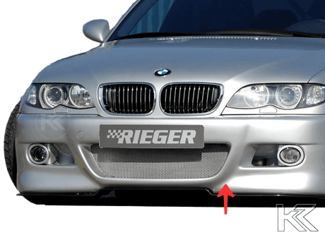 Rieger E46 Facelift Sedan/Touring Front Bumper w/Fog Holders - K2 Industries