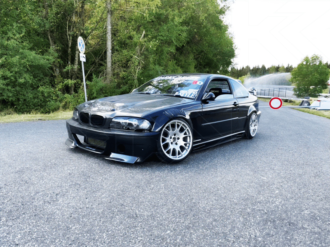 Rieger E46 Side Skirts - Vented Type 1 - K2 Industries