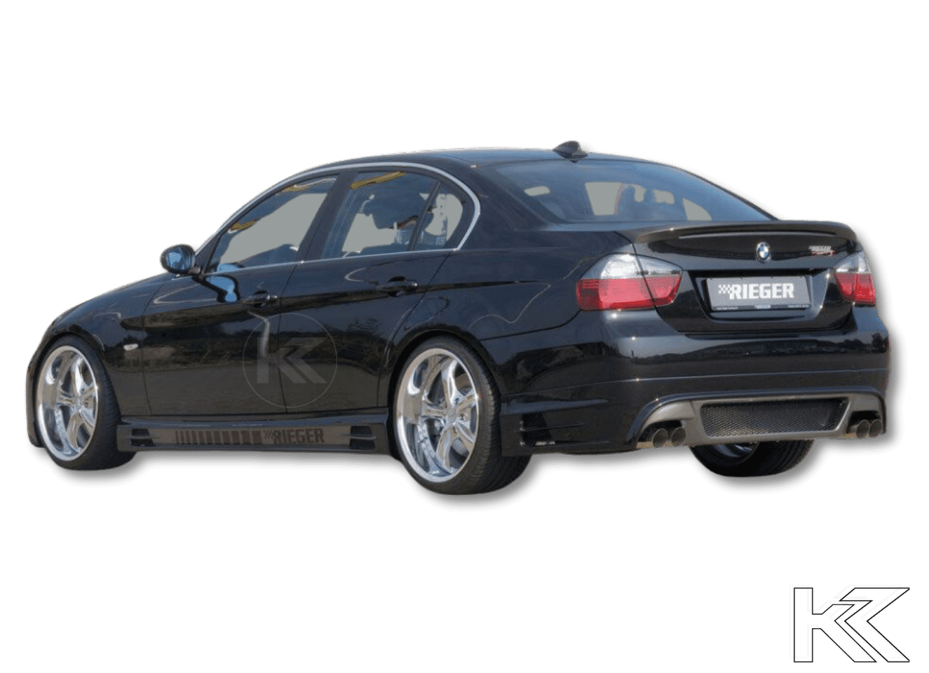 Rieger E90/91 Side Skirts - Vented Type 1 - K2 Industries