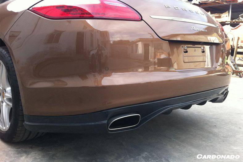 2010-2013 Porsche Panamera 970.1 GMT Style Carbon Fiber Rear Lip