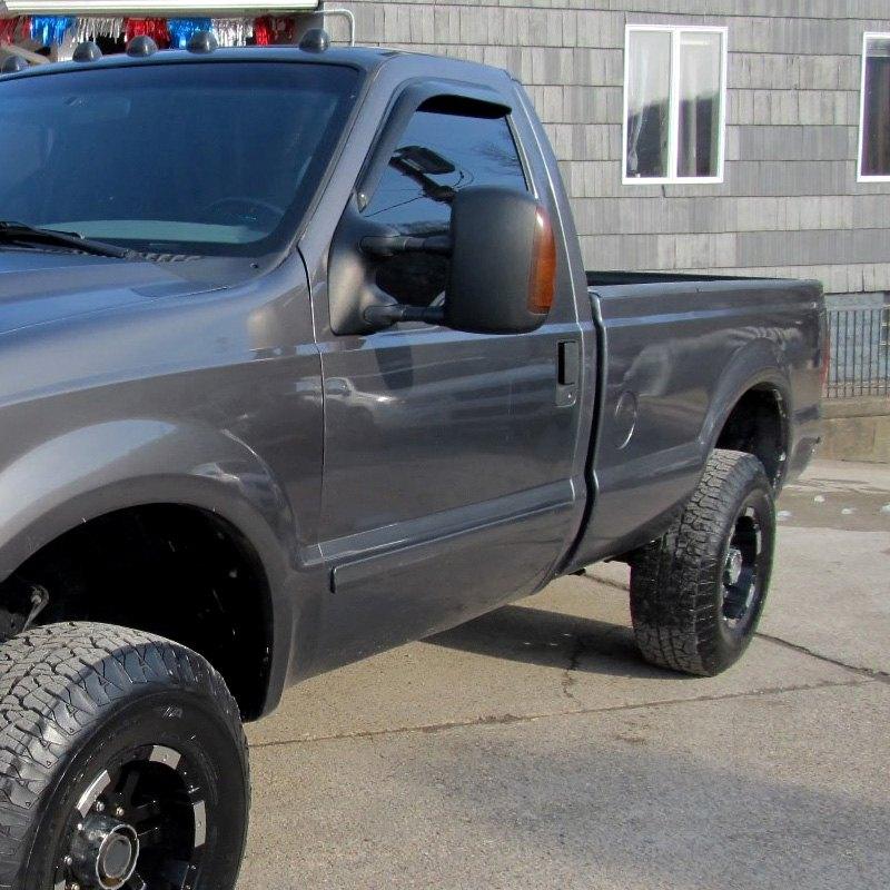 Spec-D Towing Mirrors Ford F250 F350 F450 F550 Super Duty (99-07) Extendable / Heated w/ Optional Amber Lens LED Turn Signal