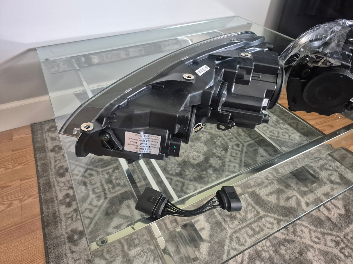 Volkswagen Golf MK6 Red, Silver, and Black Projector with Dynamic Signal LED Headlights (2009 - 2013) *GARAGE SALE*
