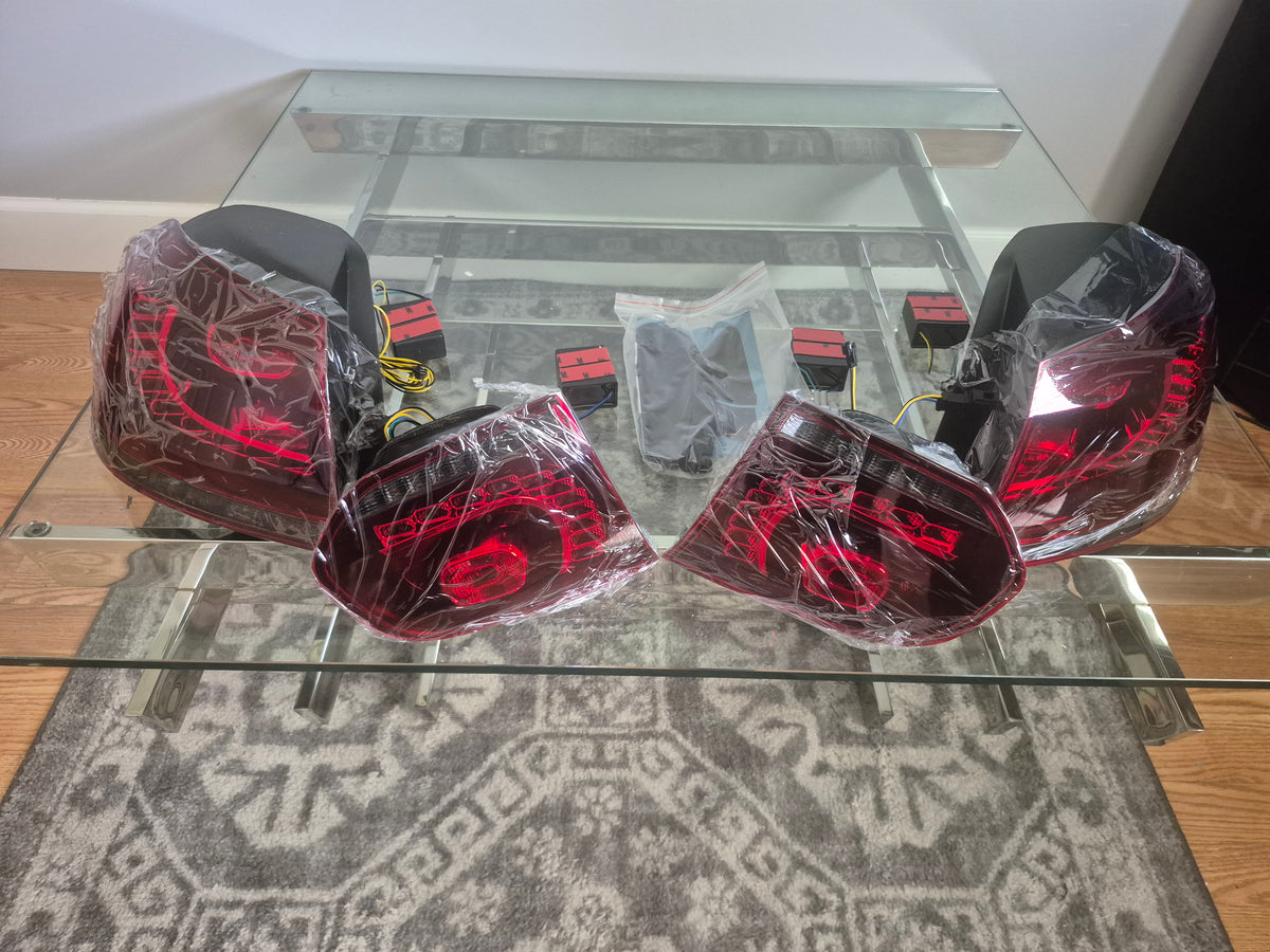VW Golf 6th Gen Mk6 Hatchback LED Tail Lights (2008 - 2014) *GARAGE SALE*