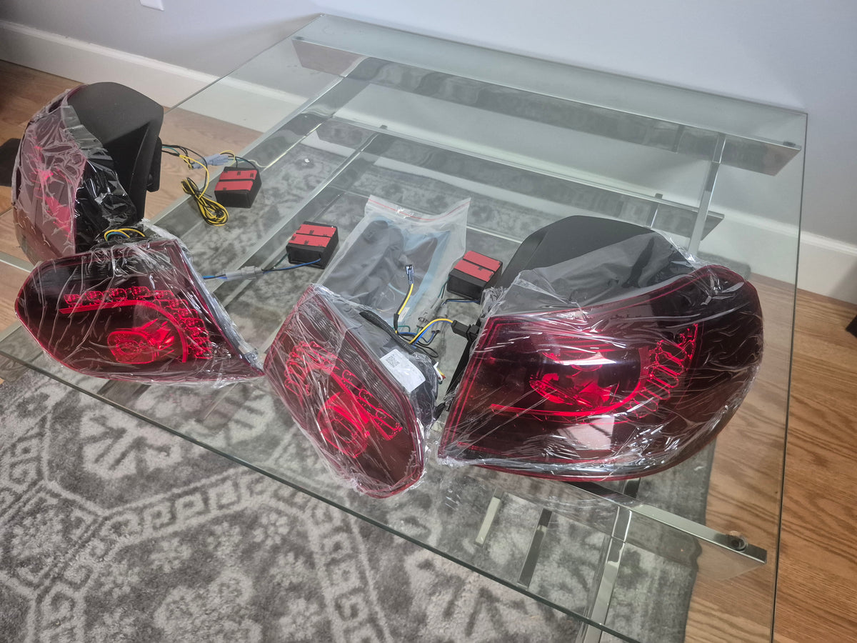 VW Golf 6th Gen Mk6 Hatchback LED Tail Lights (2008 - 2014) *GARAGE SALE*