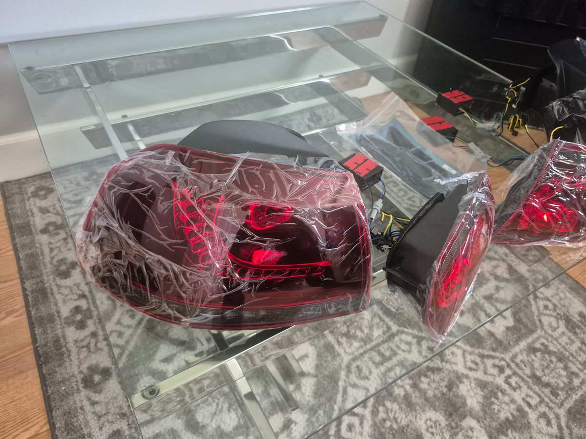 VW Golf 6th Gen Mk6 Hatchback LED Tail Lights (2008 - 2014) *GARAGE SALE*