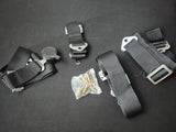 Universal 4 Point Cam-Lock Black Racing Harness Seat Belt Nylon *GARAGE SALE*