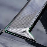 Roof Spoiler Window Top Wing For Tesla Model Y - Real Dry Carbon Fiber