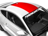 SEC10 Roof Panel Decal with Roof Antenna Cutout; Red (15-23 Mustang Fastback)