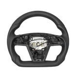 TESERY Touch Horn Round Steering Wheel Replacement for Tesla Model S / X 2021-2023