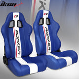Universal Racing Seat Dual Slider PU Carbon Leather