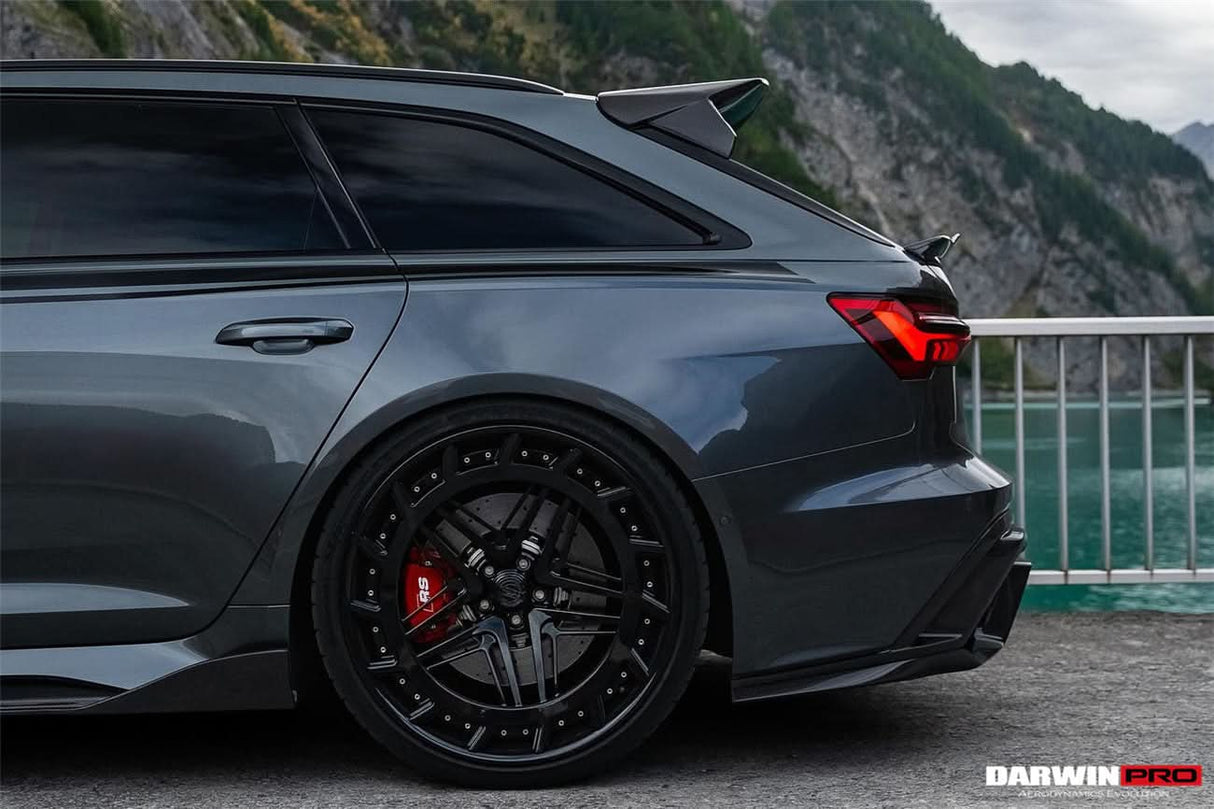 DarwinPRO 2019-UP Audi RS6 Avant C8 IMP Performance Carbon Fiber Middle Spoiler