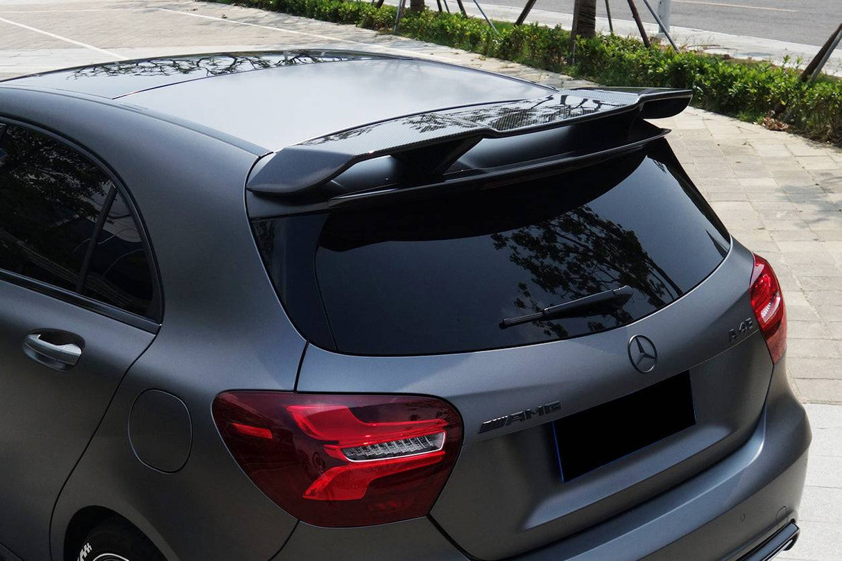 2016-2018  Mercedes Benz  W176 A Class A250 A200 A45 AMG CARBON FIBER ROOF WING SPOILER
