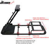 Universal Black Gaming Chair Cockpit Steel