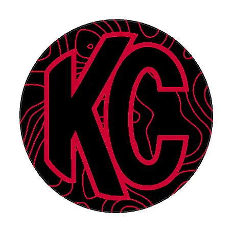 KC HiLITES Pro6 / Titan Gravity Light Cover Topo Overlays (Pair) - Universal