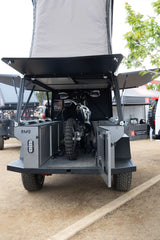 Rustic Mountain Overland Anzac GFC Moto Hauler - Driver Side Utility Module Package