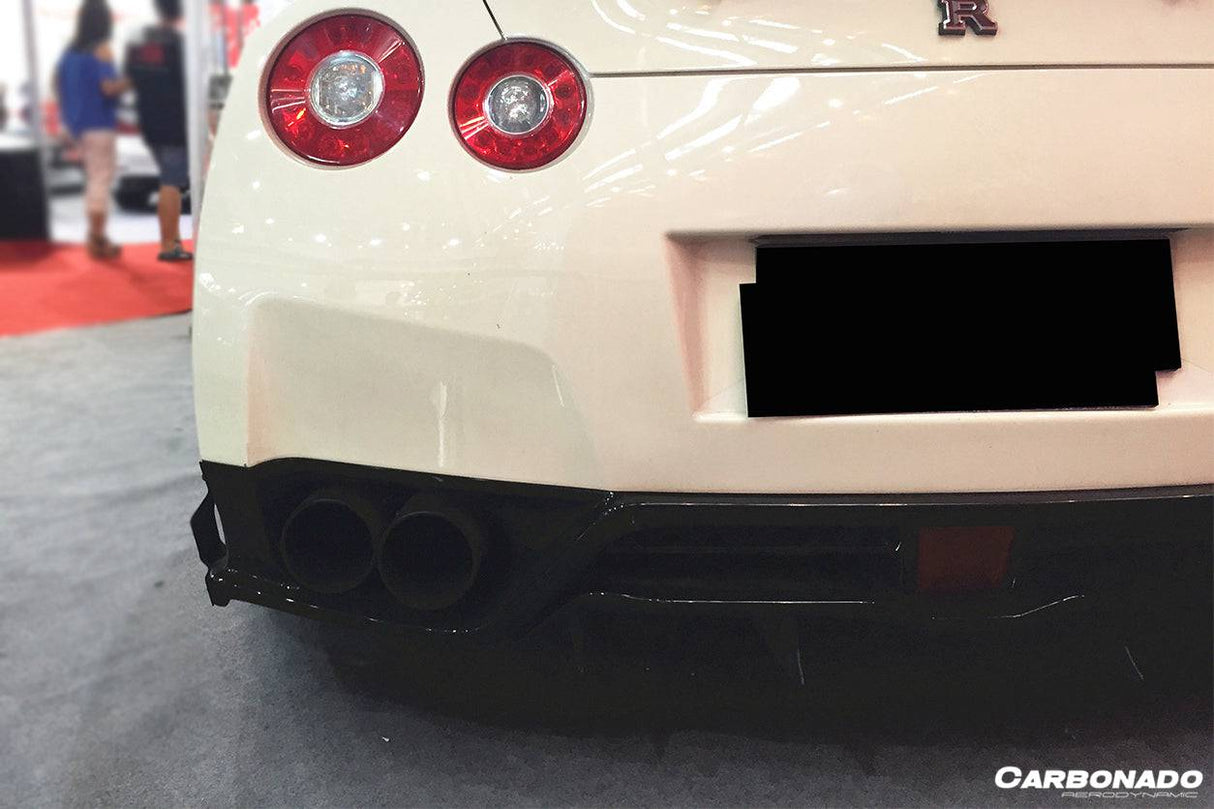 2012-2023 Nissan GTR R35 DBA  EBA VA Style Rear Diffuser Canards
