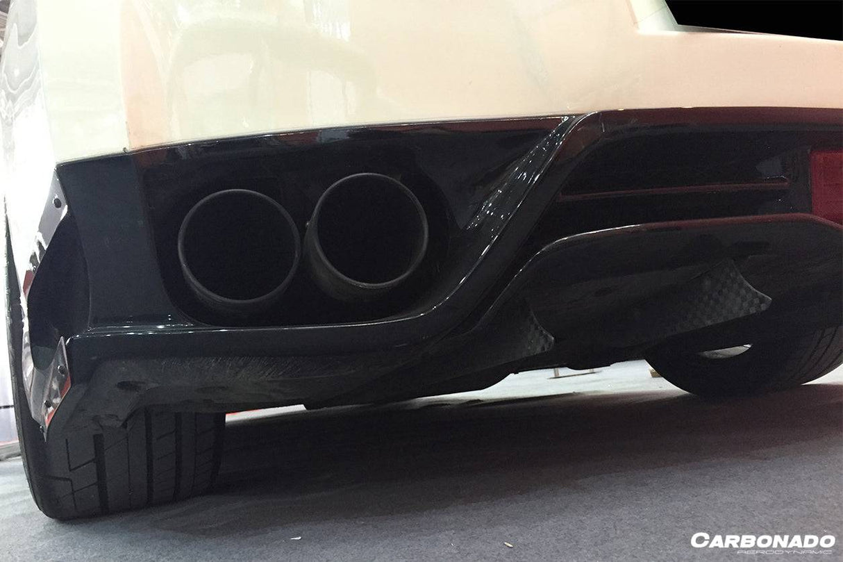 2012-2023 Nissan GTR R35 DBA  EBA VA Style Rear Diffuser Canards