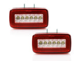 2002-2018 Mercedes G Class Red/Clear LED Rear Reverse + Fog Light