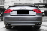 2009-2015 Audi A5 Coupe RW Style Carbon Fiber Trunk Spoiler