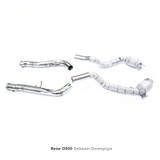 High Flow Catted T304 Stainless Downpipe for Mercedes Benz G500 W463A 4.0T