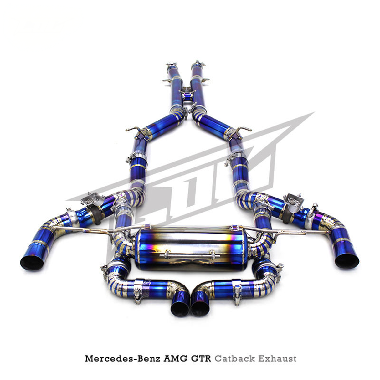 Titanium Valved Catback Exhaust System for Mercedes Benz AMG GT R C190 4.0T
