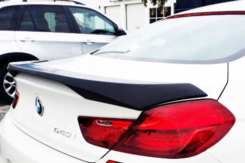 2011-2018 BMW 6 Series F06 Sedan   F13 Coupe HM Style Carbon Fiber Trunk Spoiler