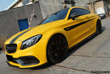 2015-2021 Mercedes Benz W205 C63  S AMG Coupe BKSS Style Carbon Fiber Front Lip