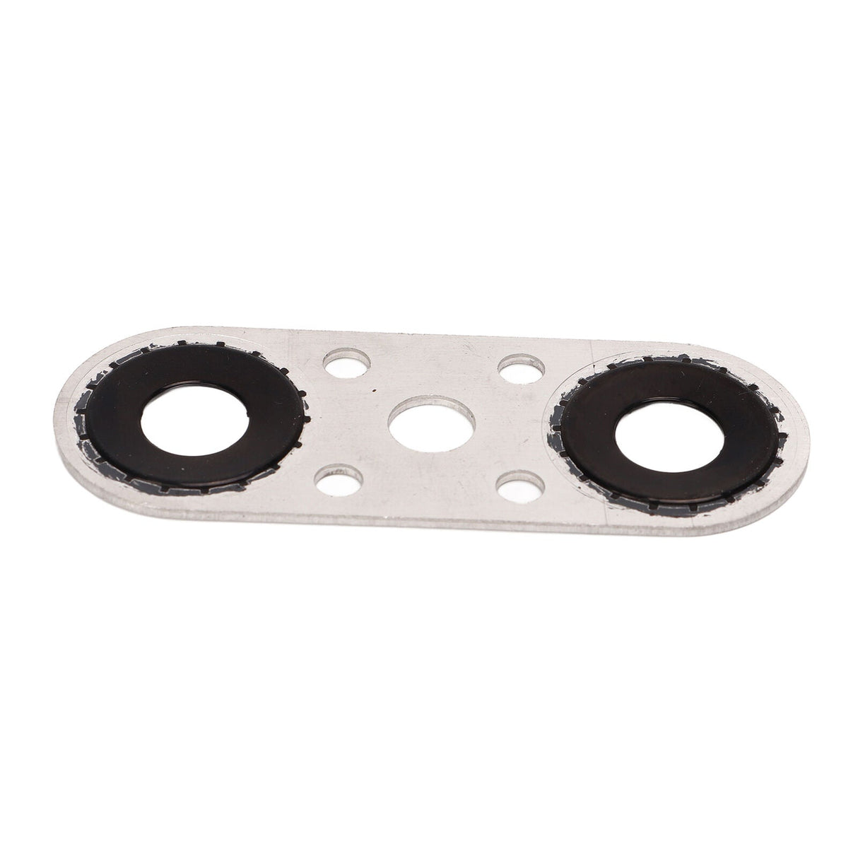 Transmission Cooler Line Adapter Plate with Gasket and 6AN Fittings Compatible with 6L80E 6L90E 8L90E Oil Seal Line Connector for Braided Hose Set