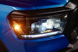 Dodge 1500 Ram Clear with Yellow DRL Infinite Series Led Headlights (2019 - 2022) - K2 Industries