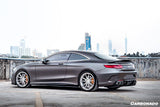 2014-2021 Mercedes Benz S63 S Class C217 Coupe RT Style Carbon Fiber Trunk Spoiler