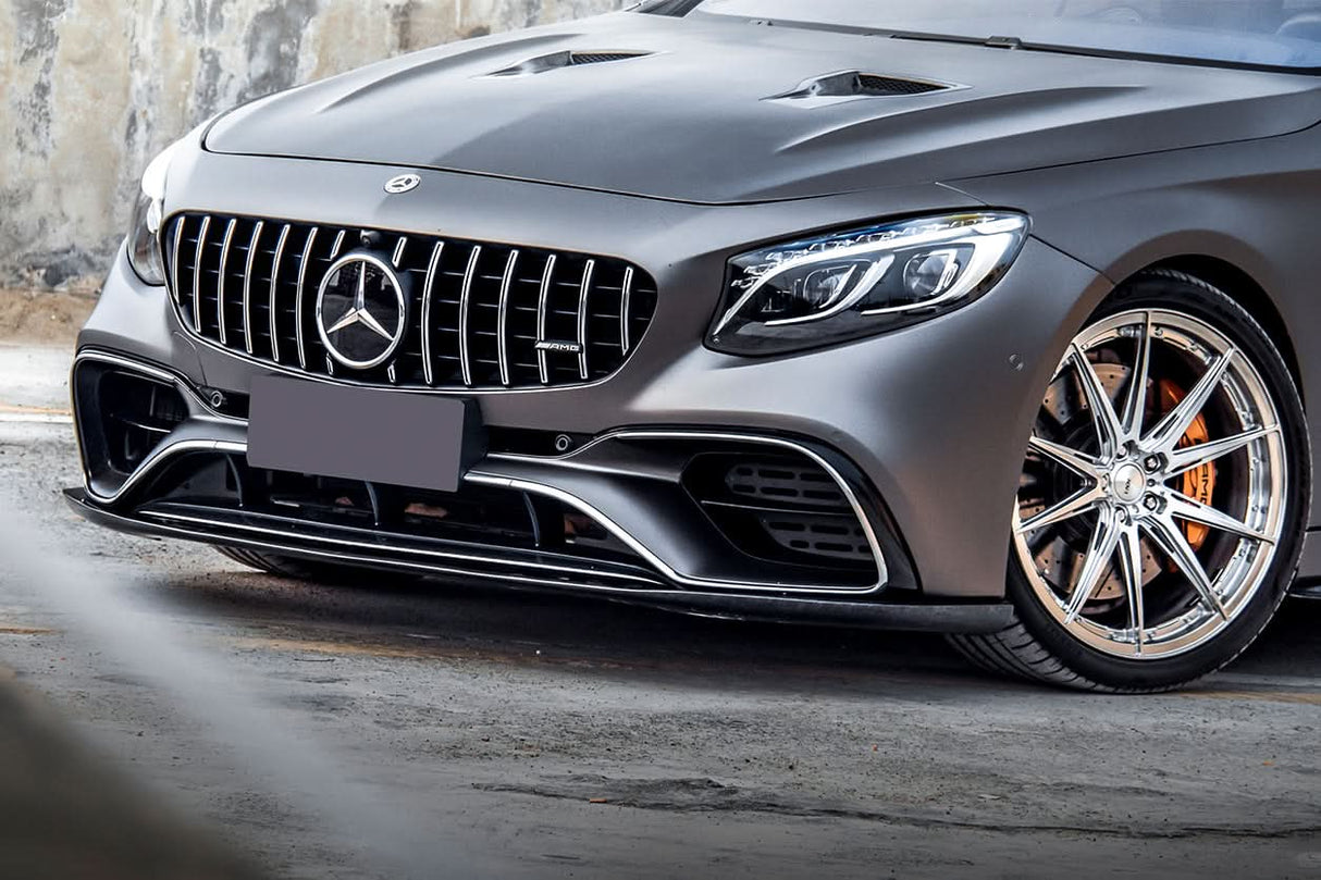 2018-2021 Mercedes Benz C217 S63 & S65 AMG Coupe BKSS Style Carbon Fiber Front Lip