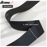 Universal Black 4 Point Buckle Racing Seat Belt Harness Nylon