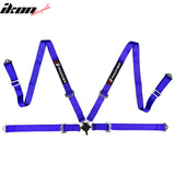 Universal 4 Point Cam-Lock Purple Racing Harness Seat Belt Nylon