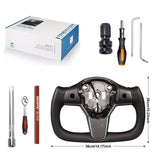 TESERY Yoke Carbon Fiber Steering Wheel for Tesla Model 3 / Y【Style 34】