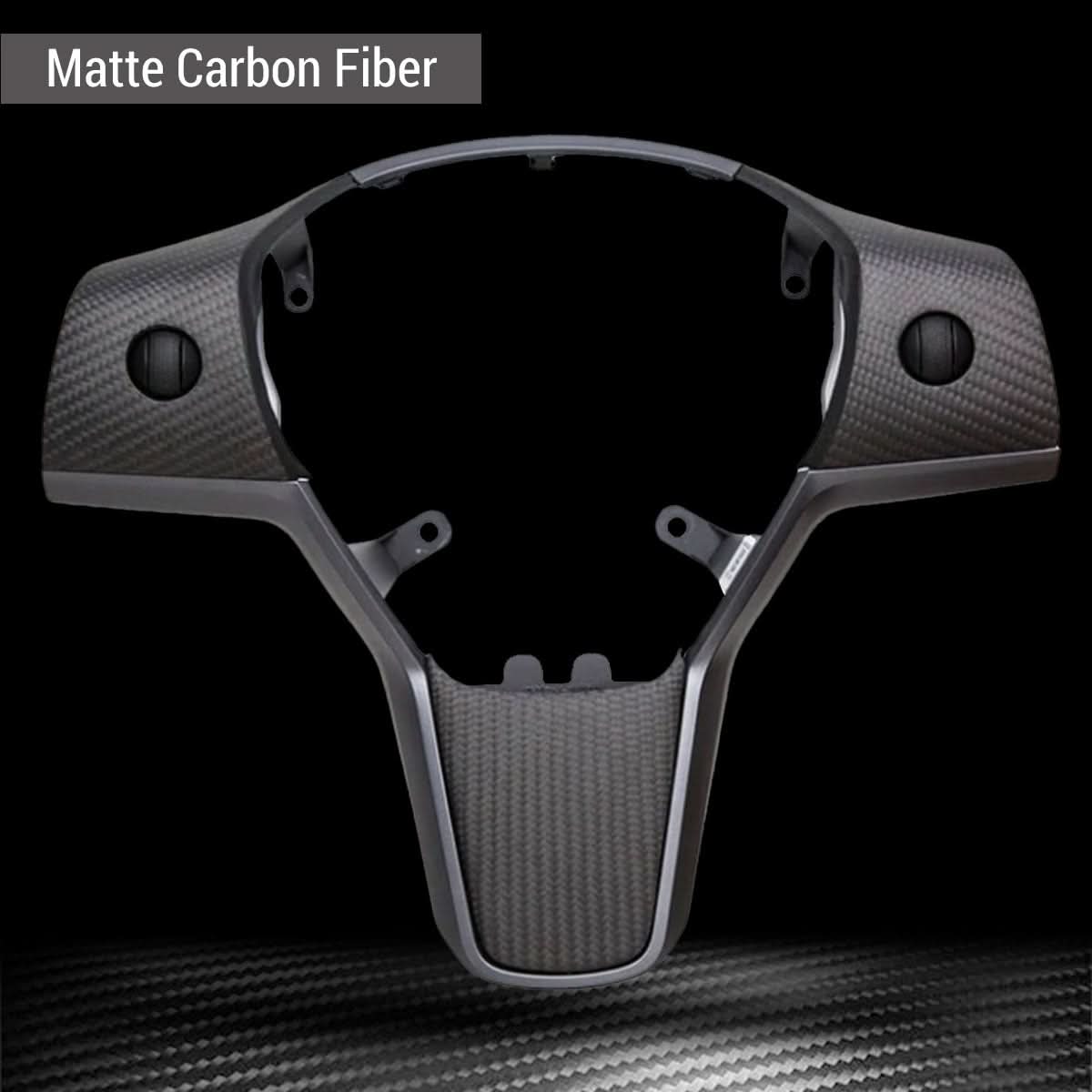 TESERY Yoke Carbon Fiber Steering Wheel for Tesla Model 3 / Y【Style 34】