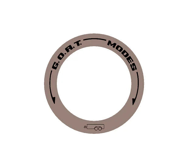 Drive Mode to GOAT Mode Dial Ring Overlay - 2024+ Ranger