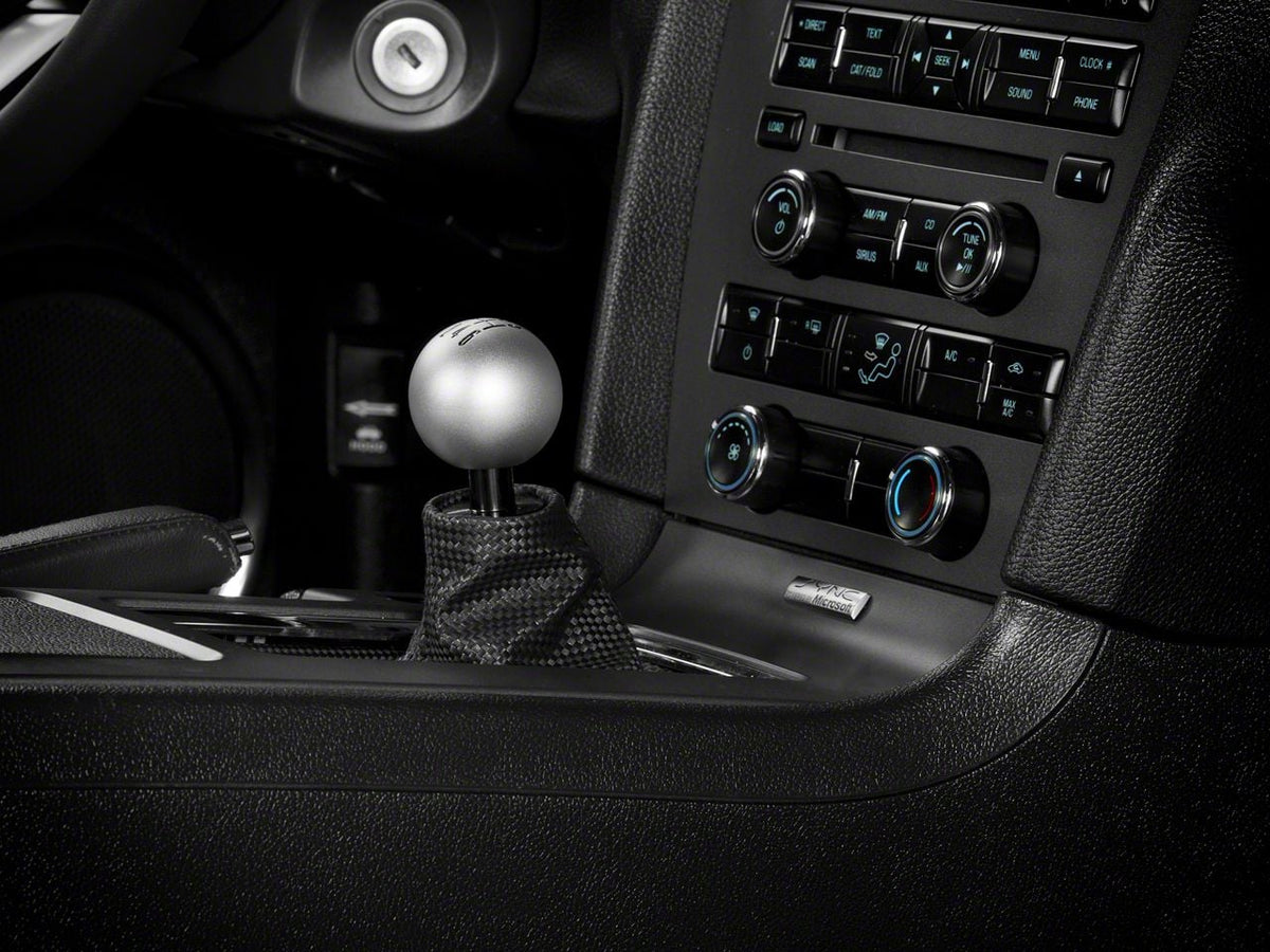 SpeedForm Modern Billet Retro Style 6-Speed Shift Knob; Satin (11-14 Mustang GT, V6)
